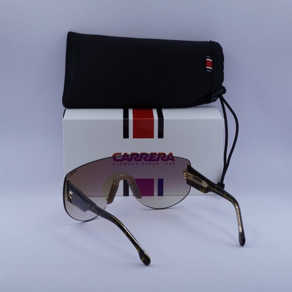 CARRERA FLAGLAB 12 0086 HA Shield Sunglasses - Havana/Brown Gradient AR